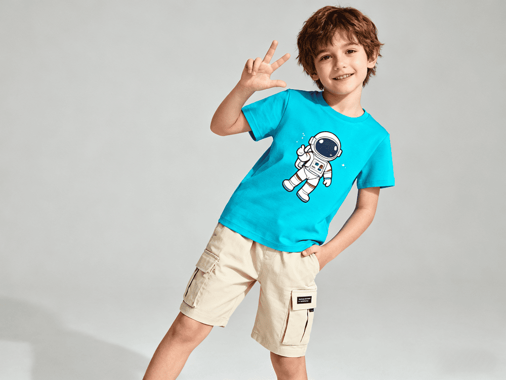 Short-sleeved clothing set