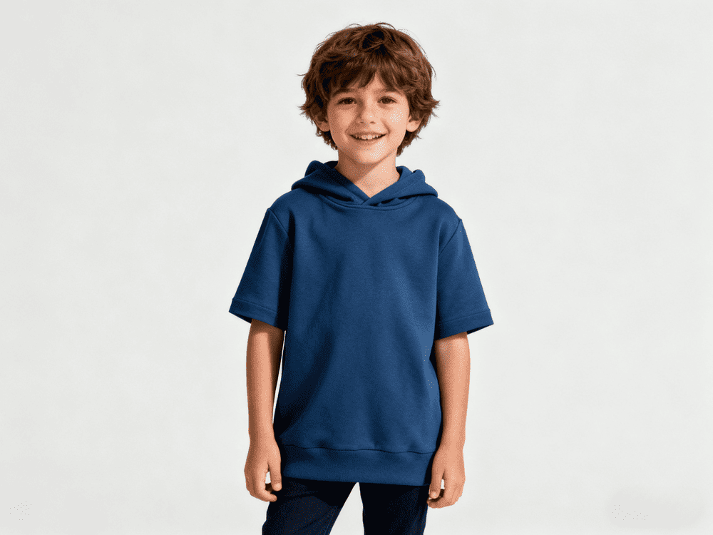 short-sleeved hoodie