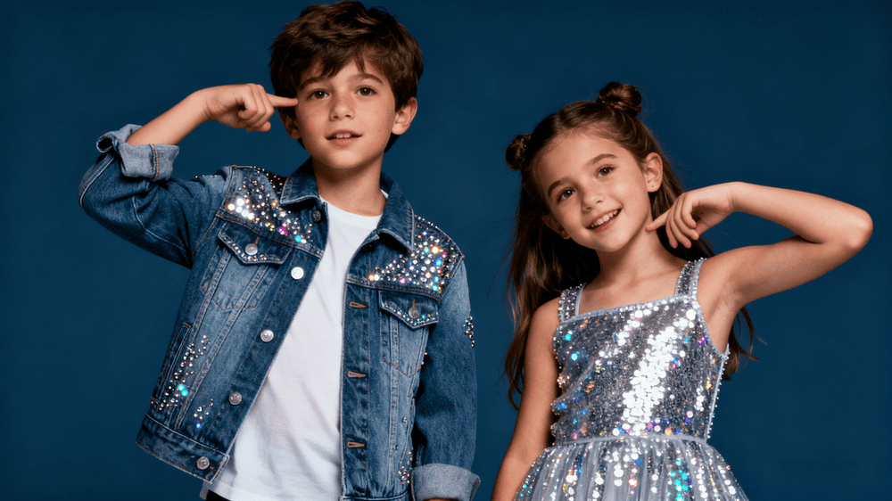 Sequined Children's Clothing Manufacturer