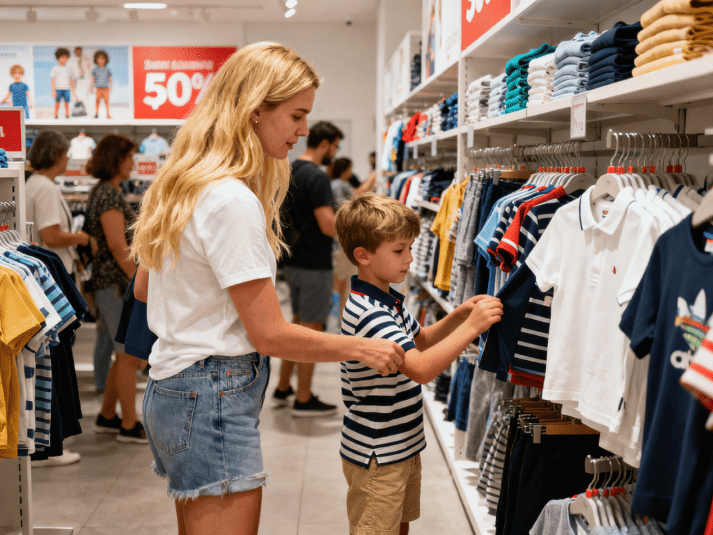 When mothers choose clothing for their children