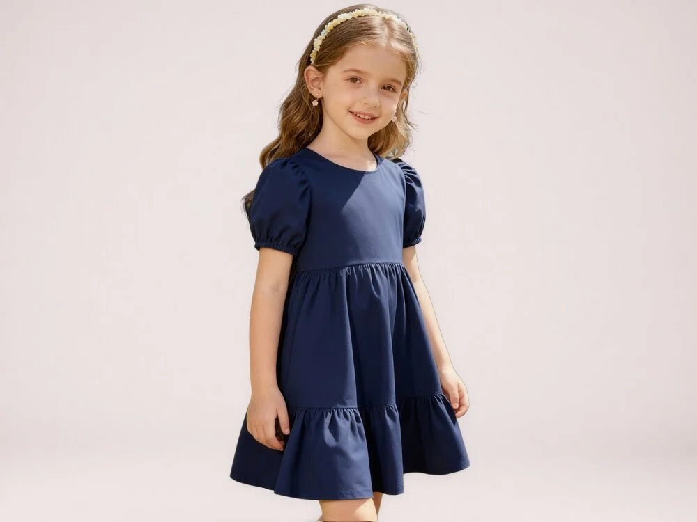 Custom girl casual dress