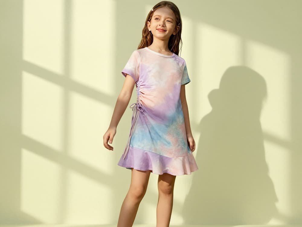 Girls Tie-dye Dress