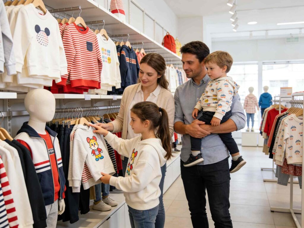 Children's clothing market