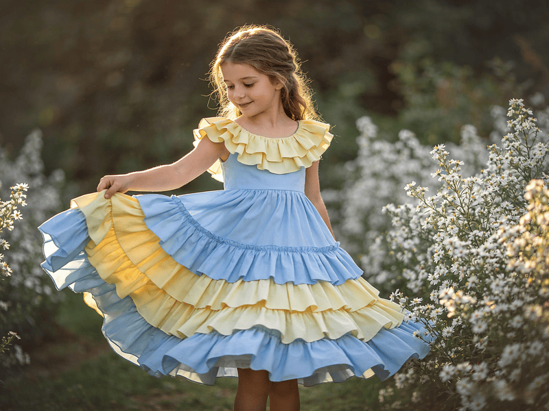 Ruffled Hemline