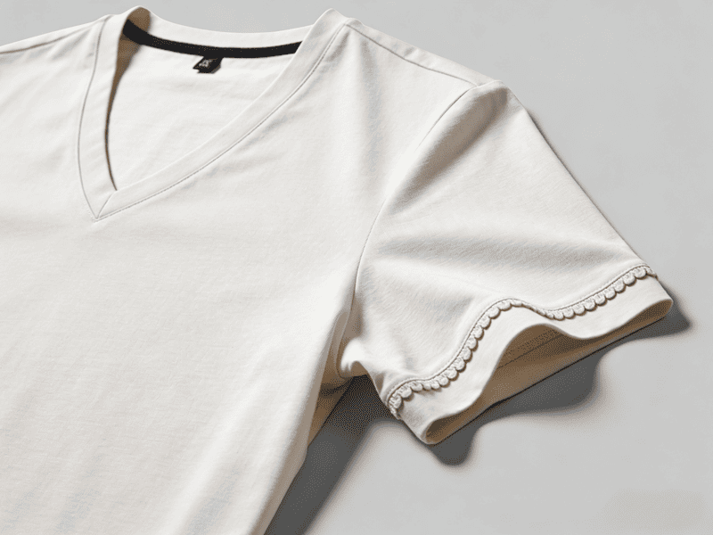 cotton poplin fabric T-shirt