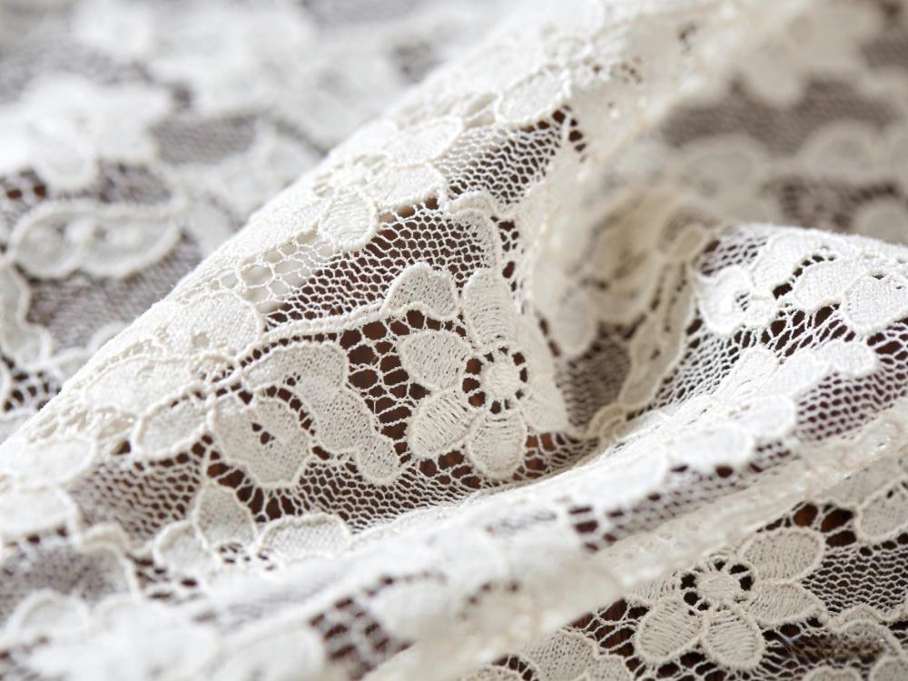 Testing the quality and fabric of dress samples