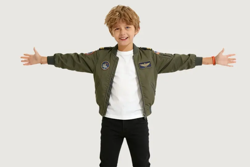 Custom Children's Bomber Jacket Manufacturer