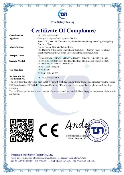 CE Certificate 10