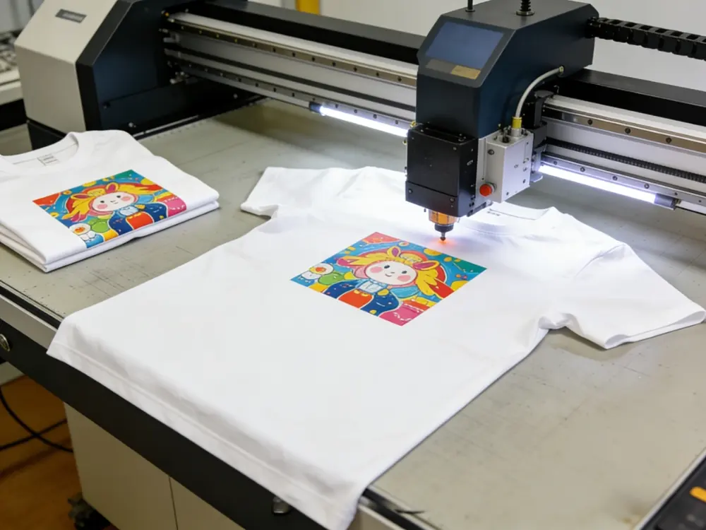 DTG printing process for kids T-shirt manufacturers