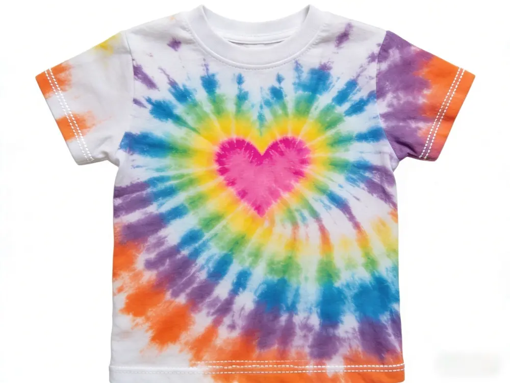 Heart Shape Tie-Dye