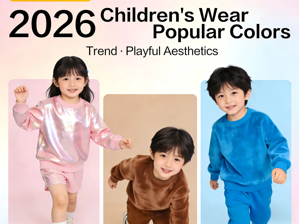 What are the trendy colors for children's clothing in 2026_