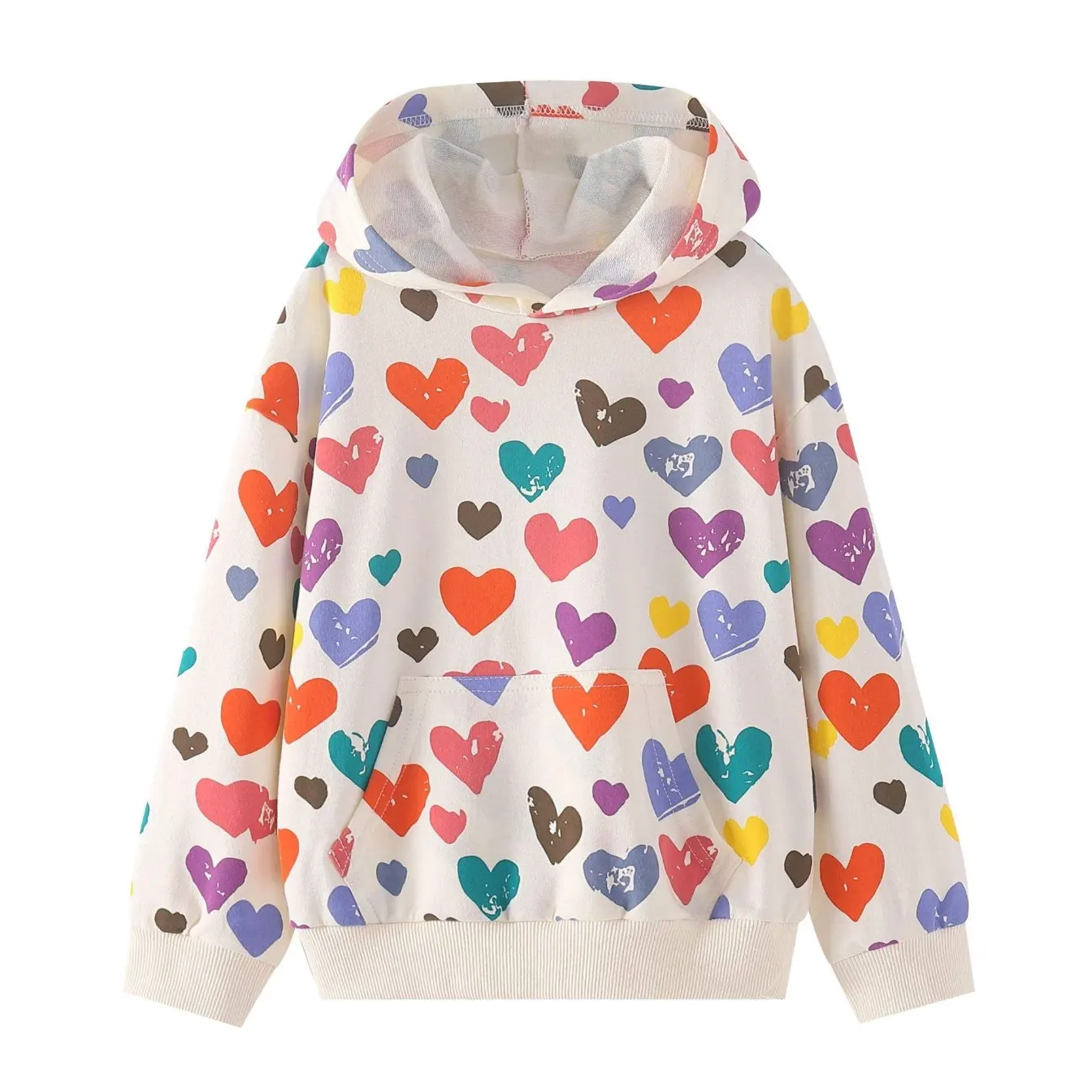 Heart-Themed Hoodie