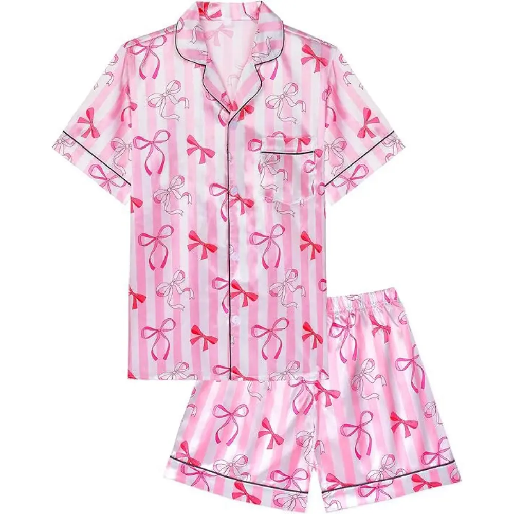 kids button up pajamas