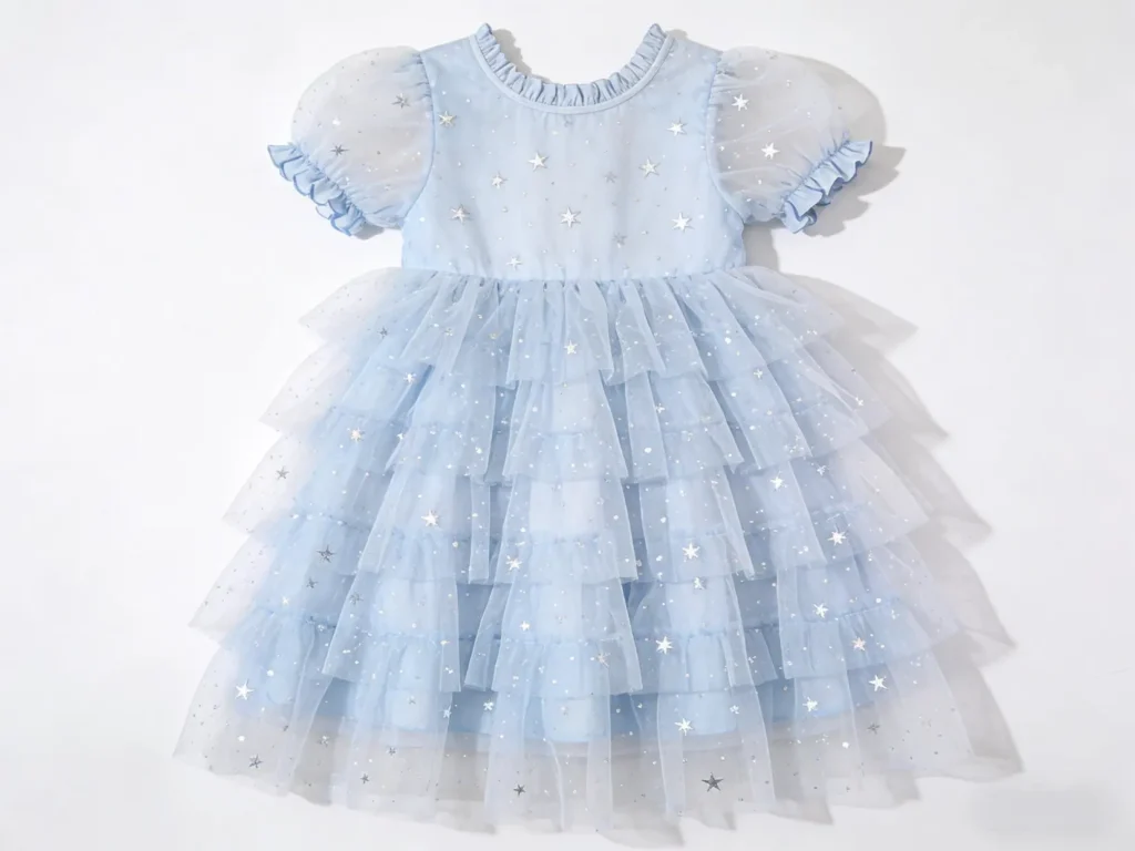 Tiered Ruffles and Tulle Layers