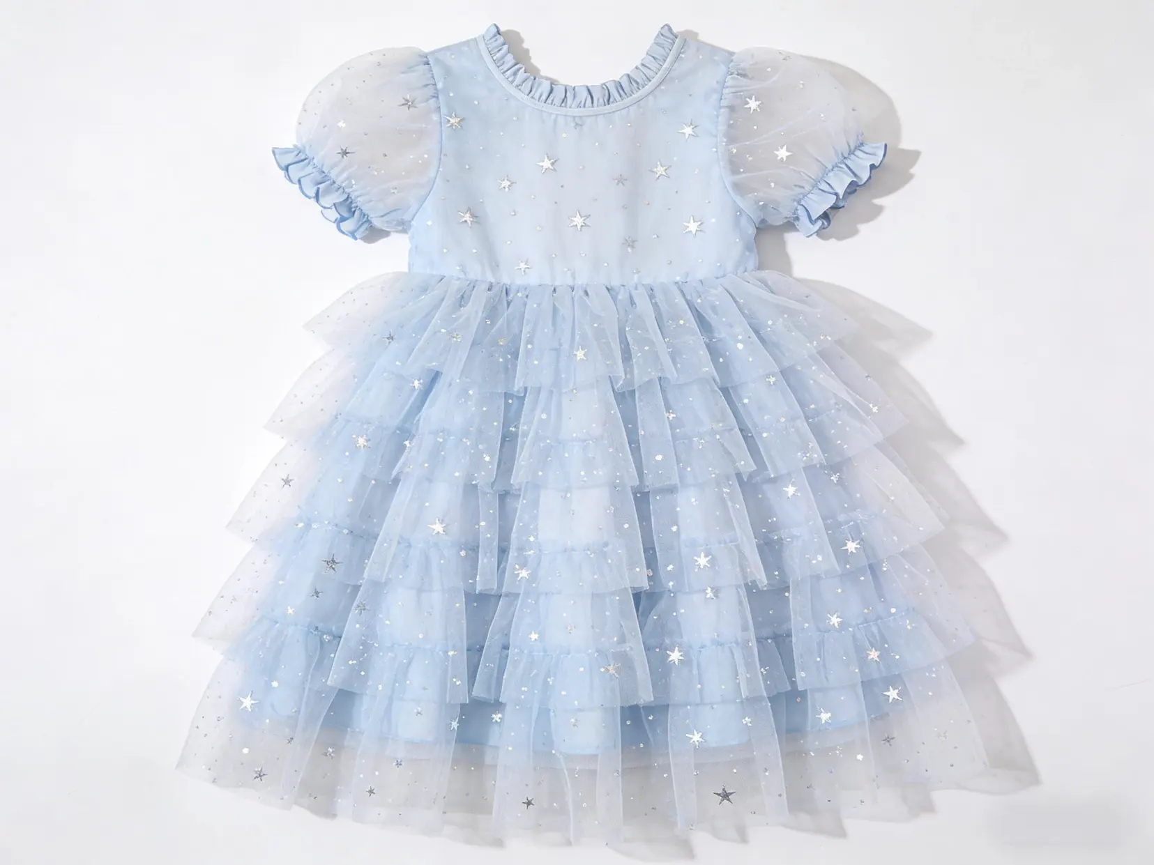 Tiered Ruffles and Tulle Layers