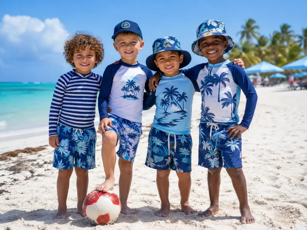 O que as crianças estão vestindo neste verão?