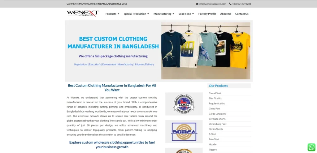 wenextapparels.com S 70