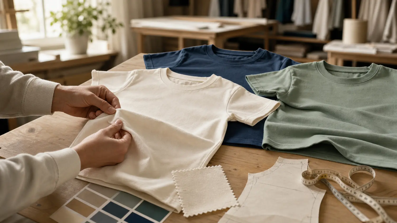 bannière de blog sur les t-shirts en coton personnalisés pour enfants