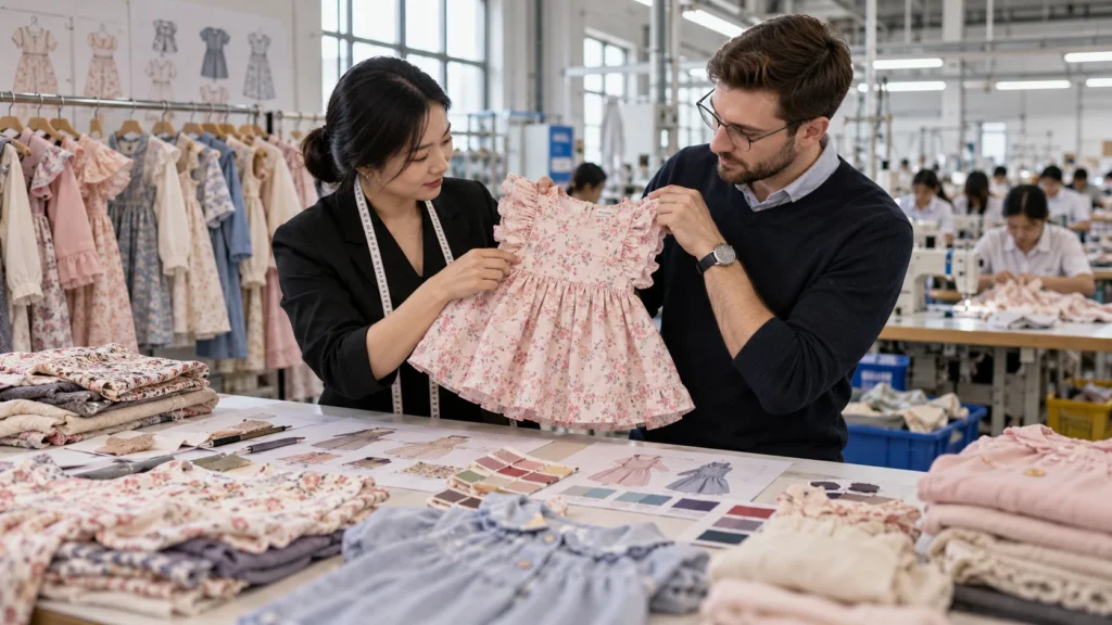 kids clothing manufacturers exporting to the US and Europe
