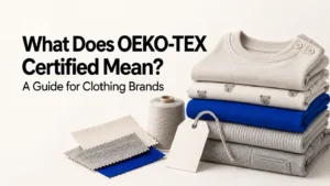 عينات الملابس، وعينات الأقمشة، وملصقات الملابس لدليل شهادة OEKO-TEX