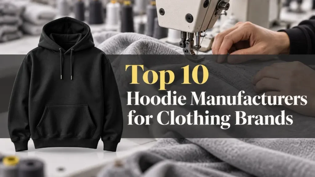 Top 10 Hoodie Manufacturers for Clothing Brands